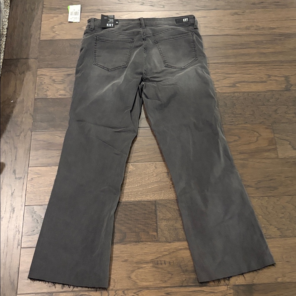 New With Tags Kut From the Kloth Kelsey High Rise Fab Ab Ankle Flare Jeans Sz 10 - Picture 4 of 8